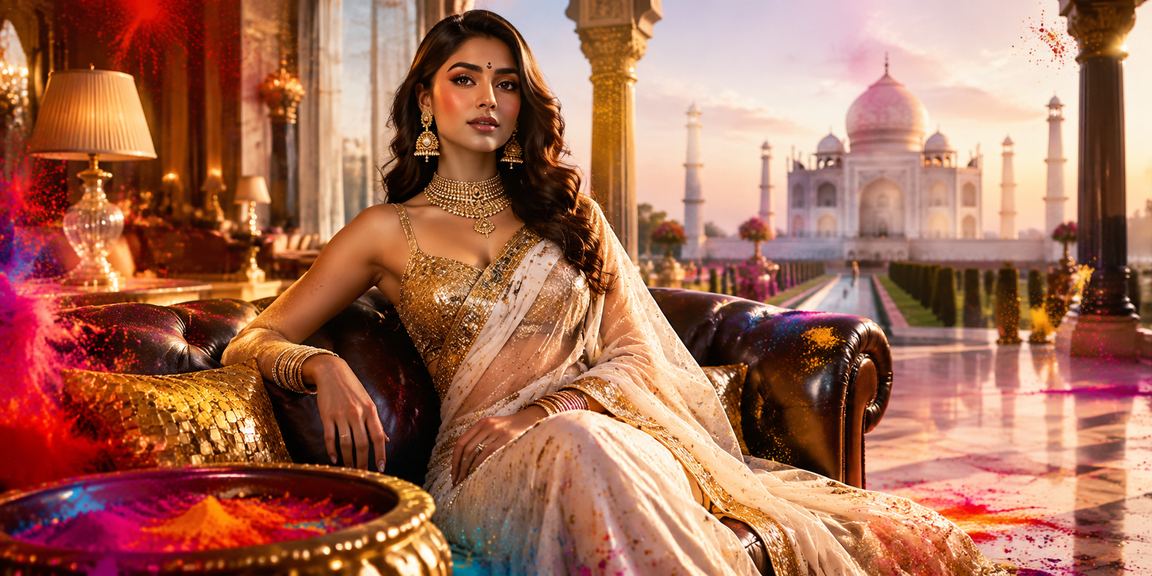 Live casino dealer hosting online slot game in India